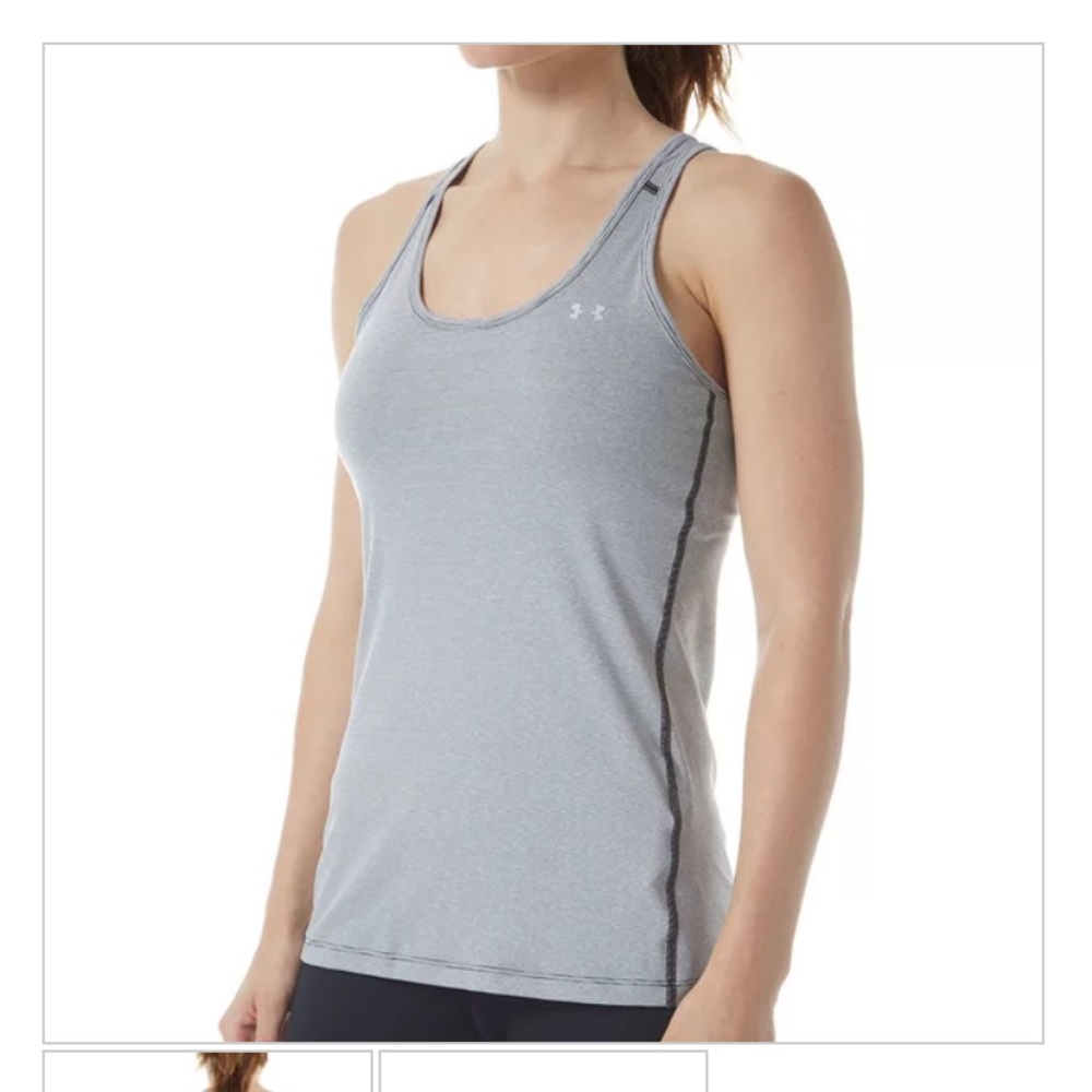 Under Armour EUC Heat Gear Racer Back Fitted Tank Top